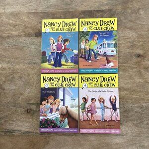 NEW 4Pk Nancy Drew and the Clue Crew Book Set